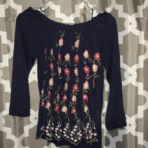 Lucky brand off the shoulder